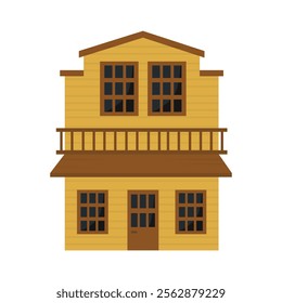 Wild West Building Vector Illustration - 03