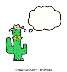 wild west cactus cartoon