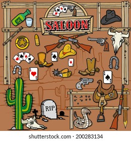Wild West Cartoon