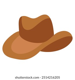 Wild West. Cowboy hat white background, isolate	
