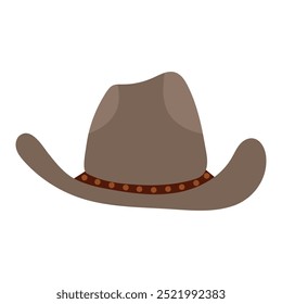 Wild West. Cowboy hat white background, isolate	