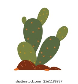 Wild West elements in modern decoration style. Western-themed vector illustration.