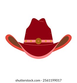 Wild West elements in modern decoration style. Western-themed vector illustration.