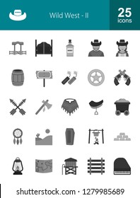 Wild West Flat Icons