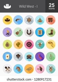 Wild West Flat Icons