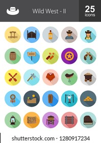 Wild West Flat Icons