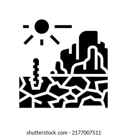 vector de icono de glifo salvaje oeste. signo del oeste salvaje. ilustración de símbolo aislado