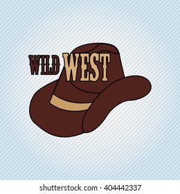 wild west icon  design 