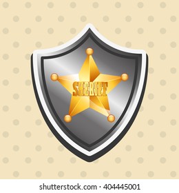 wild west icon  design 