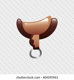 wild west icon  design 