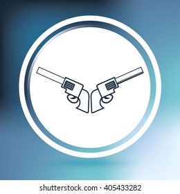 wild west icon  design 