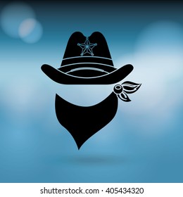 wild west icon  design 