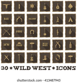 wild west icons