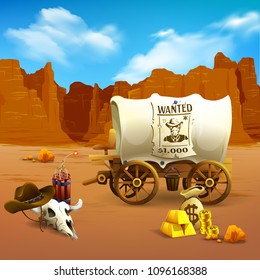 Wild West Illustration