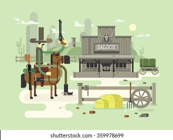 Wild west saloon