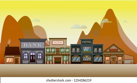 Wild West street 