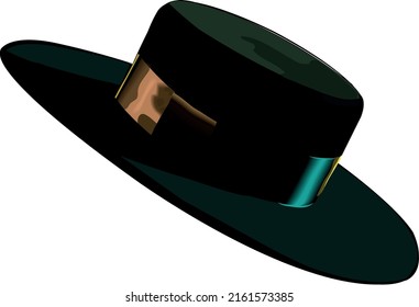 
A wild west style hat worn mostly by women on a white background