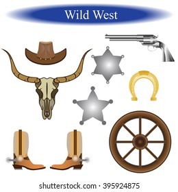 Wild West. Vector illustration