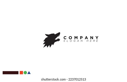 wild wolf Creative Logo For Branding and Company