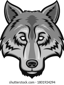 Wild Wolf Mascot For Your Team