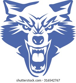 Wild wolf. Vector Graphics