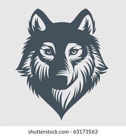 Wild wolf. Vector Graphics