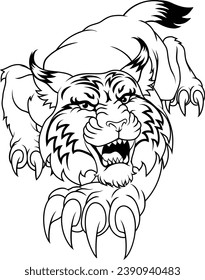 A wildcat angry wildcats team sports mascot roaring