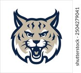 WILDCAT HEAD CARTOON MASCOT LOGO TEMPLATE