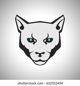 Wildcat logo vector illustration