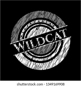 Wildcat on blackboard
