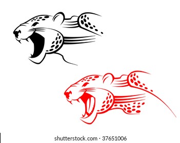 Wildcat sign as a symbol or logo template. Jpeg version also available in gallery