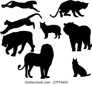 wildcats silhouettes