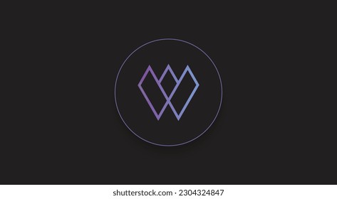 Wilder World, WILD cryptocurrency logo on isolated background with copy space. 3d vector illustration of Wilder World, WILD Token icon banner design concept.