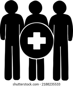 Wilderness Medical Icon vector, some like medical support service, swab, hiking awareness, fisiotherapy, etc