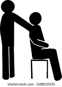 Vector de ícono médico salvaje, algunos como servicio de apoyo médico, swab, conciencia de caminatas, fisioterapia, etc