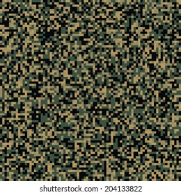 Wilderness seamless digital camo texture vector