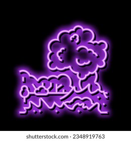 wildfire fire neon light sign vector. wildfire fire illustration
