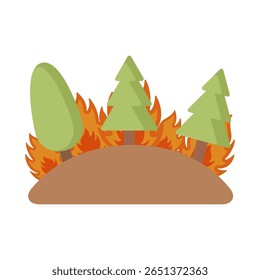 Projeto plano de incêndio florestal ou Wildfire