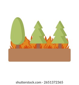 Projeto plano de incêndio florestal ou Wildfire