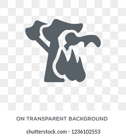 wildfire icon. wildfire design concept from Weather collection. Simple element vector illustration on transparent background.