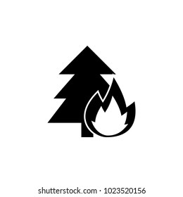 wildfire icon. Element of firefighter shop for advertising signs, mobile concept and web apps. Icon for website design and development, app development. Premium icon on white background