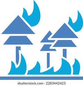 Icono de vector de incendio. Se puede usar para imprimir, móviles y aplicaciones web.
