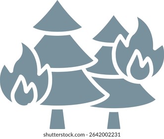 Wildfire vector icon. Can be used for printing, mobile and web applications.