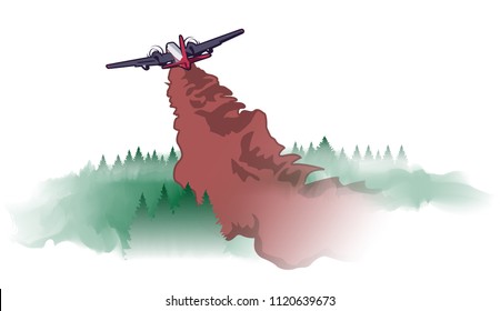 air tanker clipart