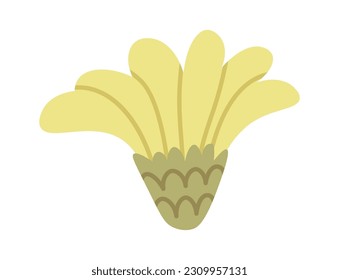 Wildflower Head Icon Vector Illustration