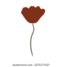 wildflower illustration clipart, vector cottagecore clip art, images in flat cartoon style, daisy, columbine, cosmos, forget me not, lupine, phlox
