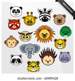 Wildlife Animal Cute Cartoon