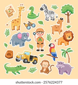 Wildlife Animal Safari Tour Set