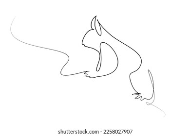 wildlife animal tree living line art