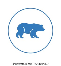 Wildlife animals mammal bear icon | Circle version icon |